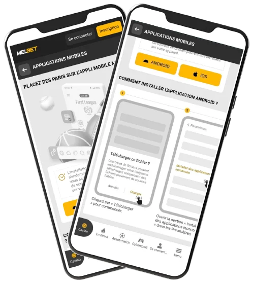 Application Melbet pour Android
